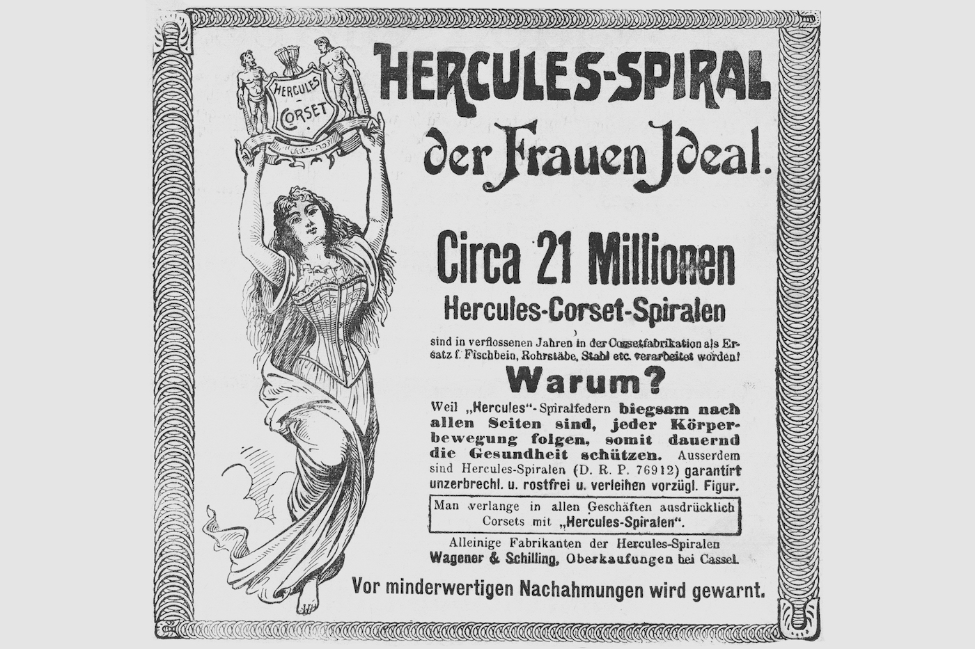 „Herkules Spiral – Der Frauen Ideal“