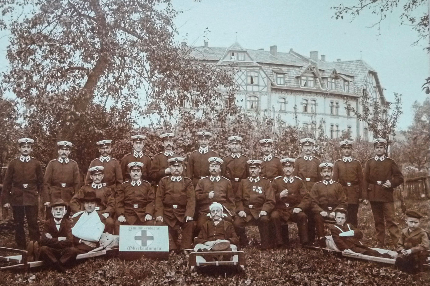 Kriegersanitätskolonne Oberkaufungen, um 1910