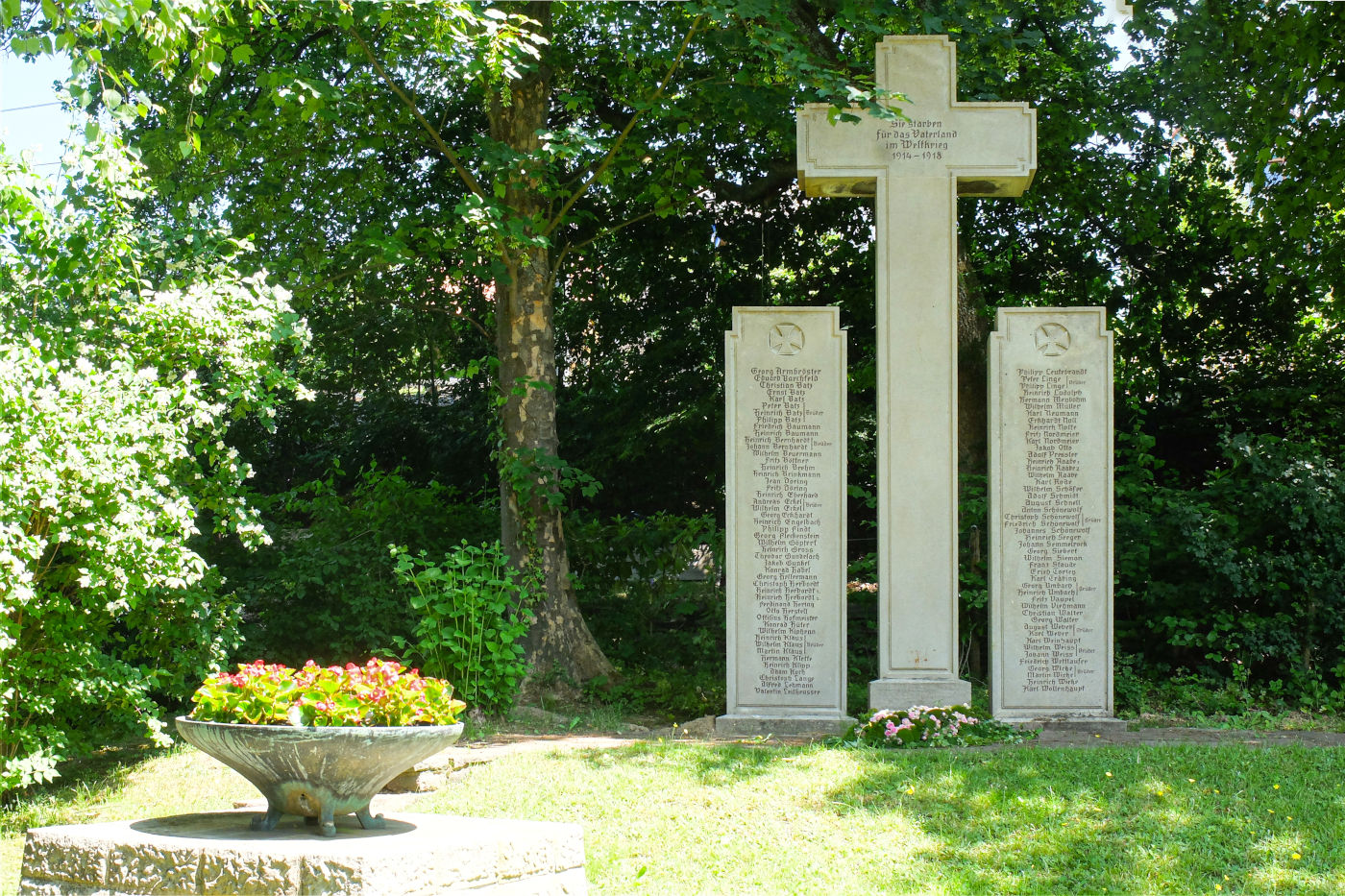 Denkmal für einheimische Kriegstote