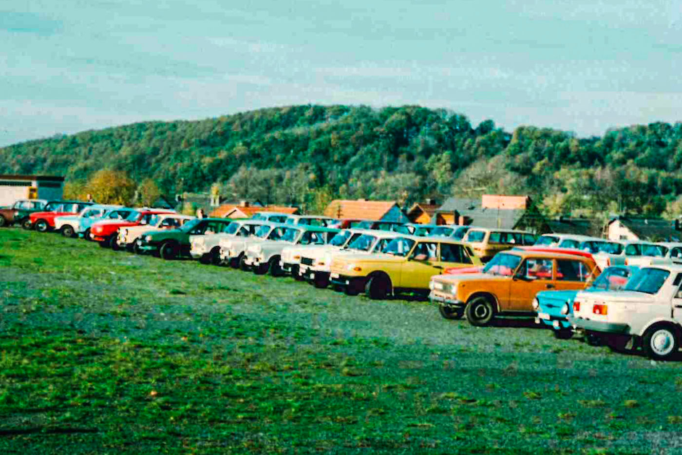 Trabbis auf der Kaufunger Festwiese, „Wendewochenende“