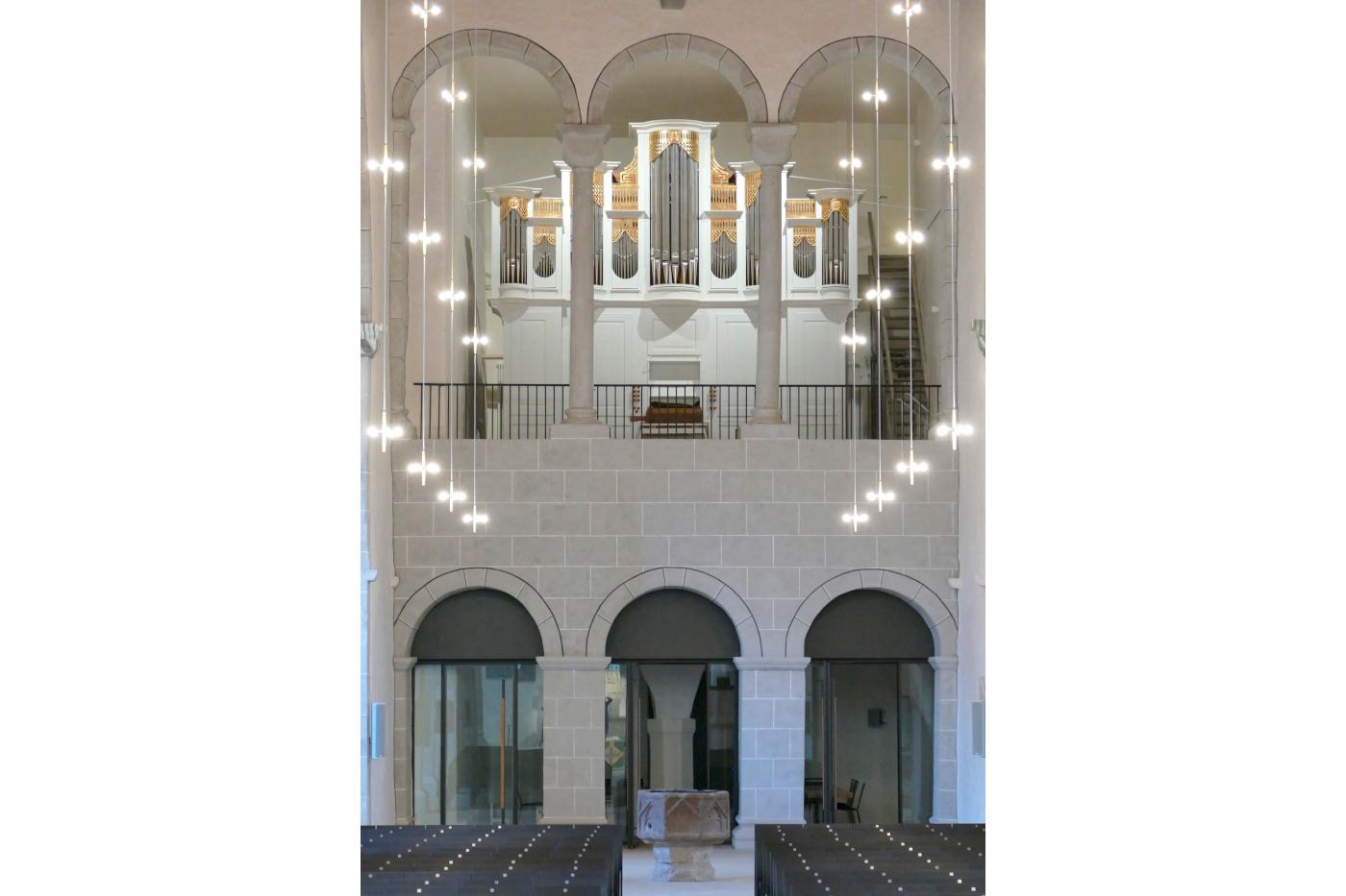 Kaiserloge im Westbau der Stiftskirche, 2020 (Does)