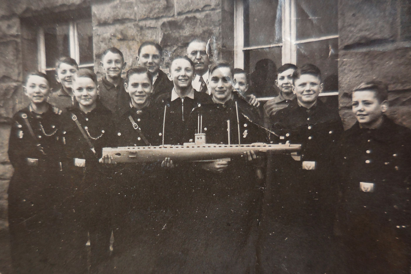 Oberkaufunger Schule, U-Bootmodellbau mit dem Schulrektor im Zweiten Weltkrieg